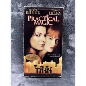 Practical Magic VHS Video Tape Sandra Bullock Nicole Kidman 1999 Pg-13